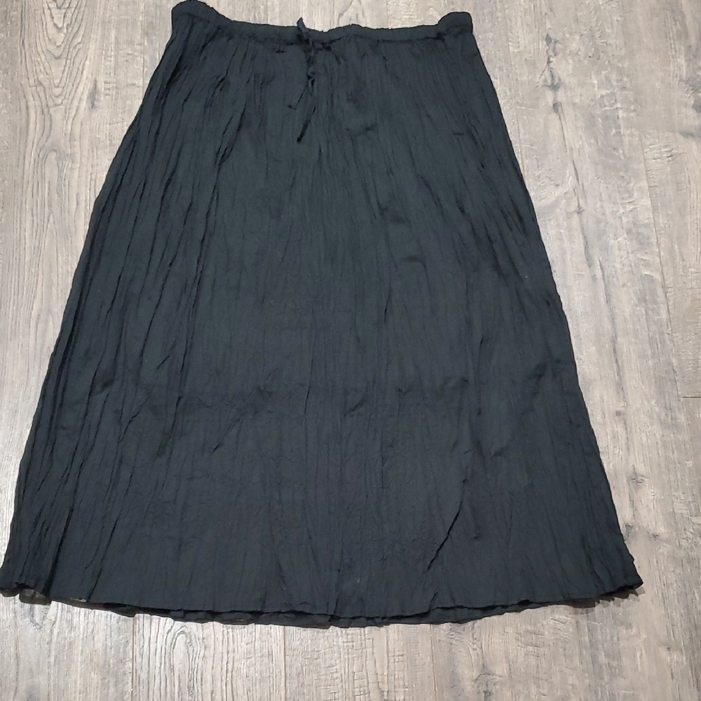 Exist Elegant Black Midi Skirt